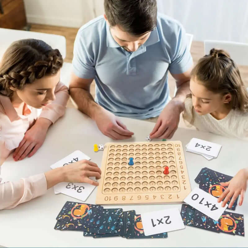 Jeu de Plateau Montessori de Multiplication
