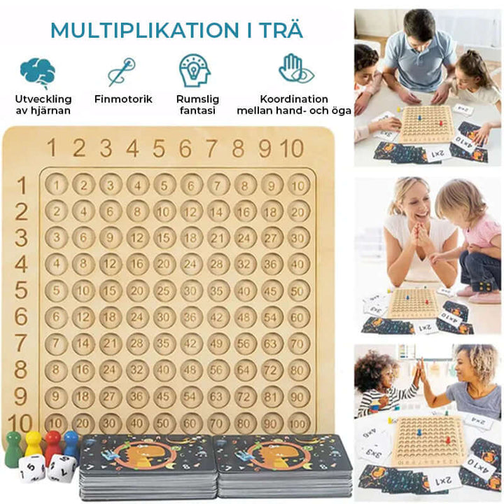 Jeu de Plateau Montessori de Multiplication