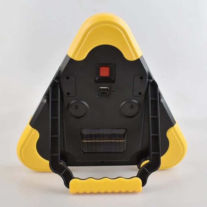 Lampe d'urgence LED 2-en-1 avec panneau solaire portable