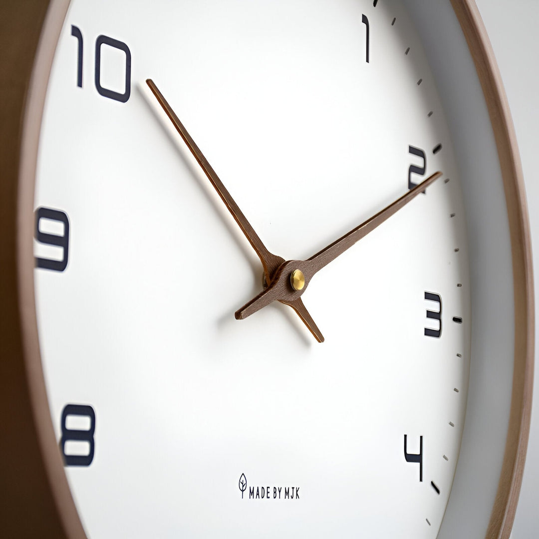 Reloj de Pared de Madera Redondo Nórdico