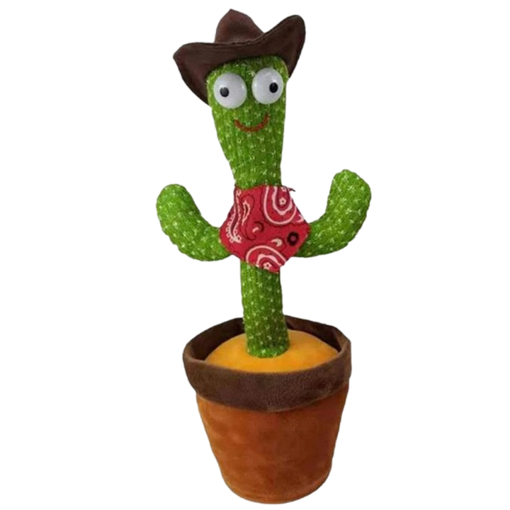 Jouet Cactus Dansant et Parlant en Peluche