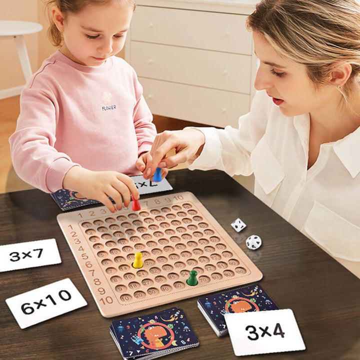 Jeu de Plateau Montessori de Multiplication