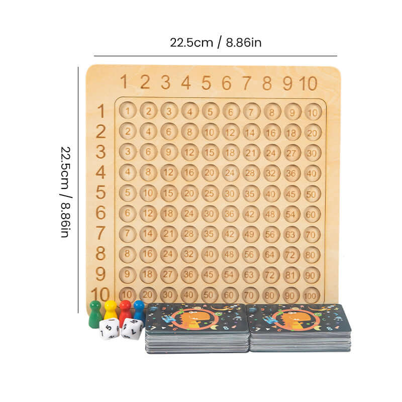 Jeu de Plateau Montessori de Multiplication