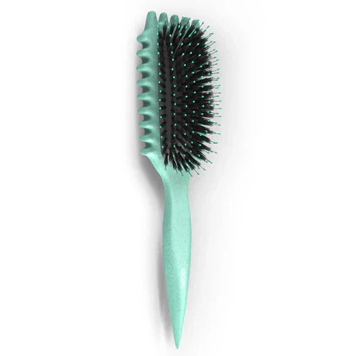 Brosse boucles 3-en-1 : définition, volume, anti-frisottis.  Cheveux ondulés/bouclés.  Design ergonomique.