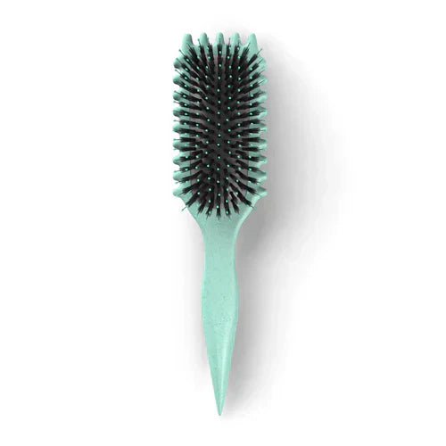 Brosse boucles 3-en-1 : définition, volume, anti-frisottis.  Cheveux ondulés/bouclés.  Design ergonomique.