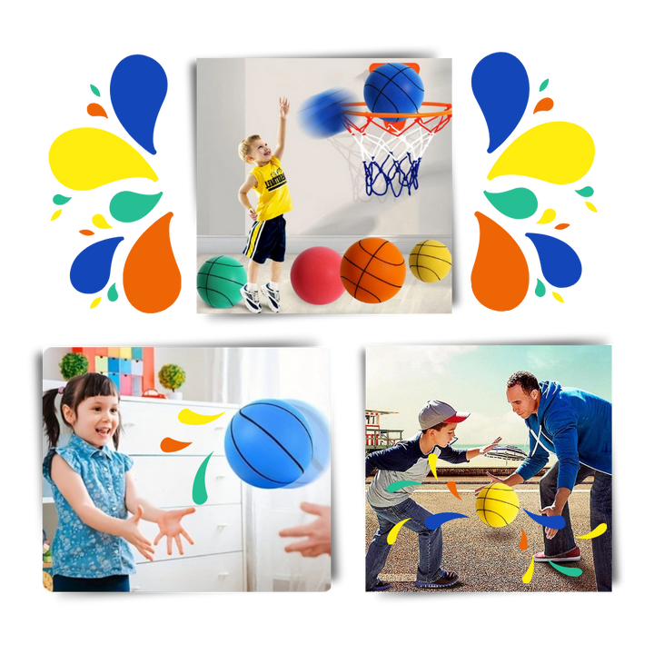 Ballon de basket silencieux, amusant et coloré
 - Ozerty