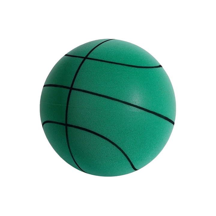 Ballon de basket silencieux, amusant et coloré
 -Vert/18 cm - Ozerty