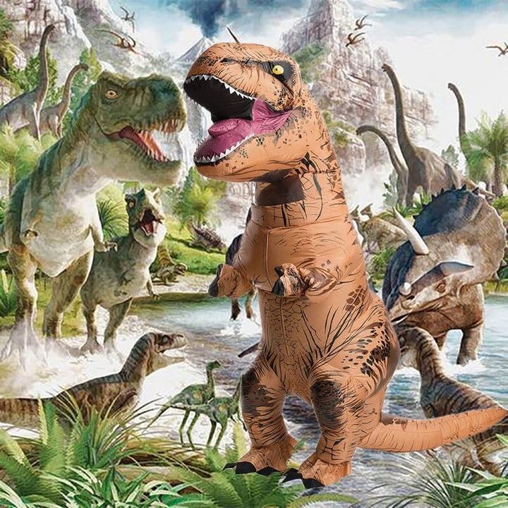 Costume dinosaure gonflable, enfant & adulte. Carnaval, léger, confortable.