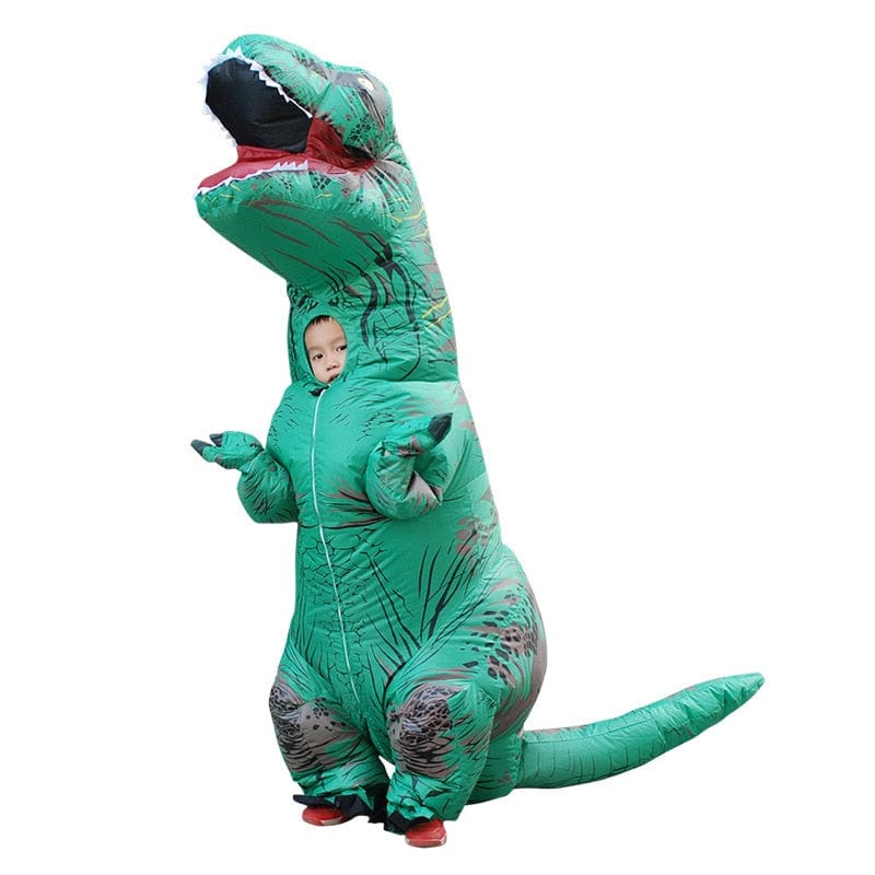 Costume dinosaure gonflable, enfant & adulte. Carnaval, léger, confortable.