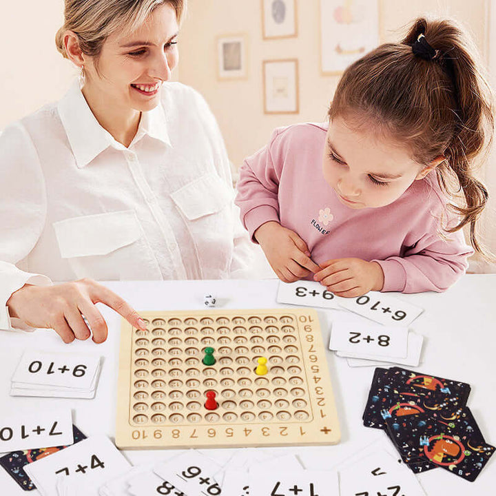 Jeu de Plateau Montessori de Multiplication