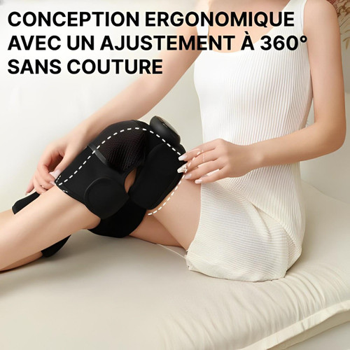 Genouillère Chauffante Anti-Arthrose Unisexe avec Massage