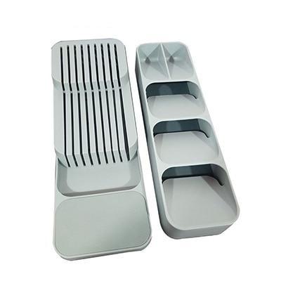 Organisateur de tiroirs pour couverts. Rangement cuisine gain de place.  Design ergonomique,  facile à nettoyer.