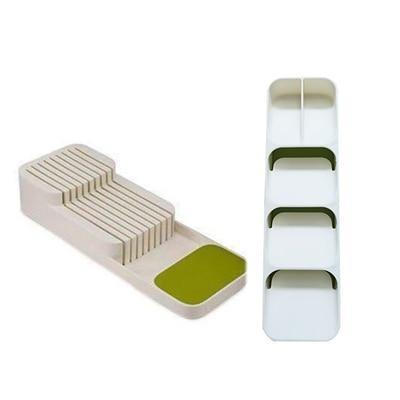 Organisateur de tiroirs pour couverts. Rangement cuisine gain de place.  Design ergonomique,  facile à nettoyer.