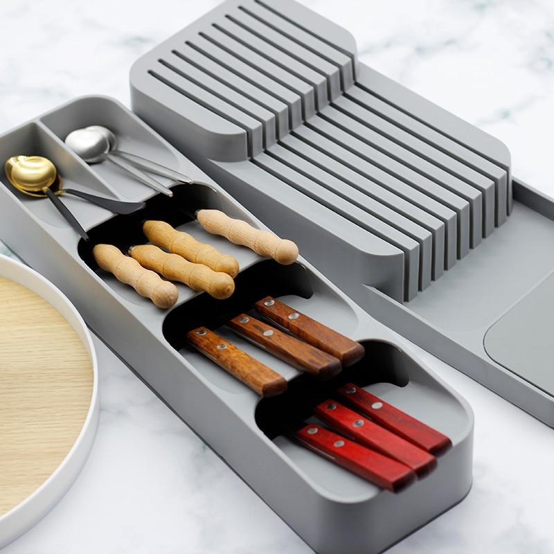 Organisateur de tiroirs pour couverts. Rangement cuisine gain de place.  Design ergonomique,  facile à nettoyer.