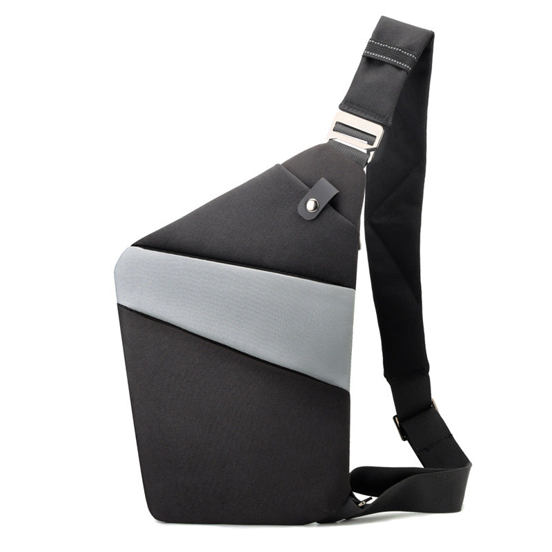 "Sac à bandoulière femme antivol, élégant, en tissu hydrofuge, design ergonomique, poches cachées, sécurité optimale."