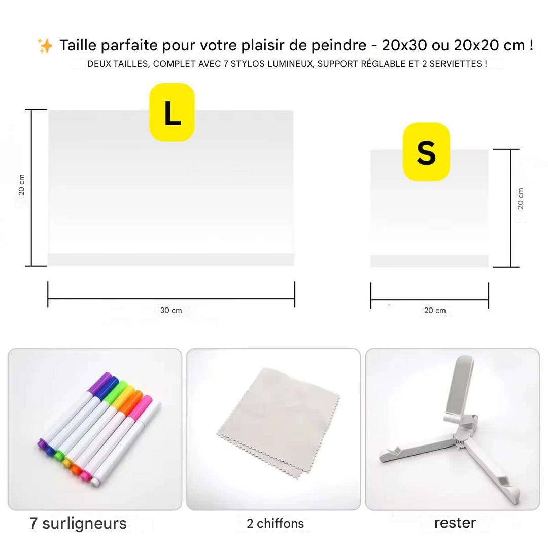 ✨ Kiddli - Planche à dessin LED pour une créativité lumineuse