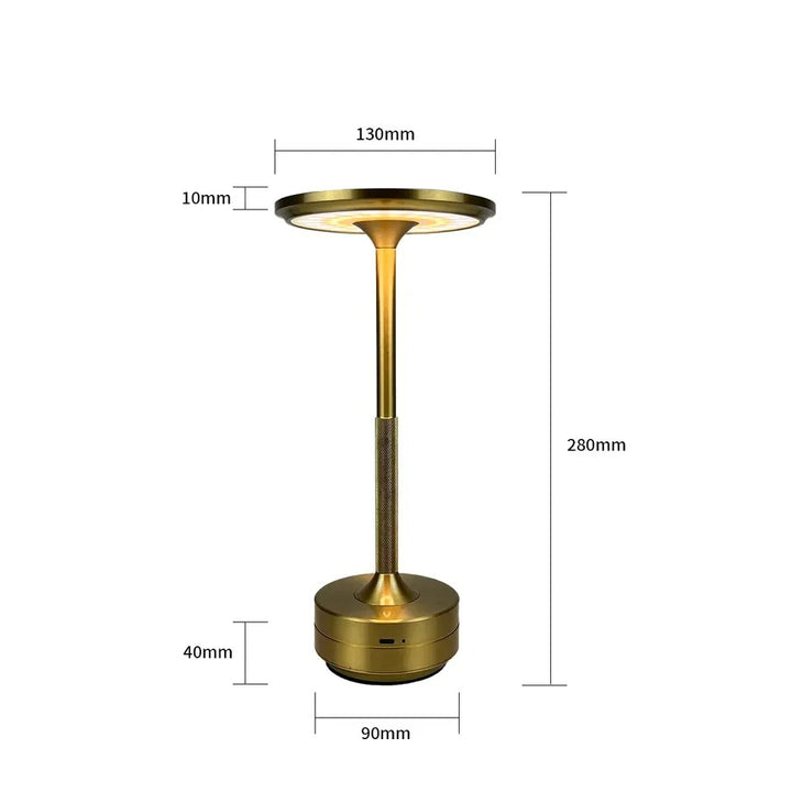 Lampe de Table Design - Rechargeable | Sans Fil | Style Moderne
