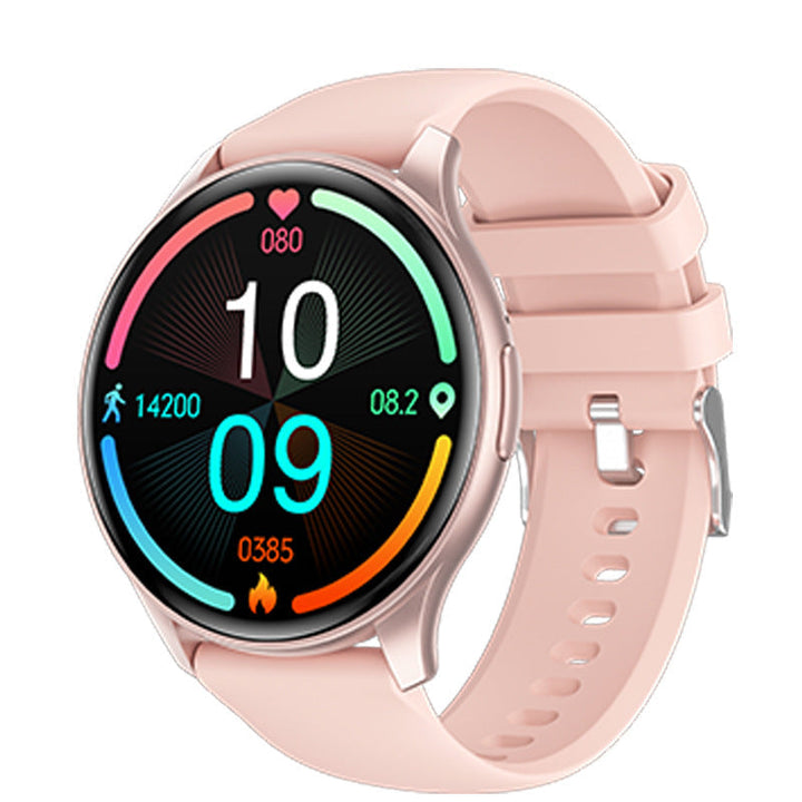 Montre connectée fitness étanche avec moniteur cardiaque, oxymètre et suivi du sommeil.