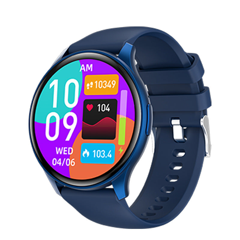 Smartwatch unisexe étanche, appels Bluetooth, assistant vocal, moniteur de sommeil.