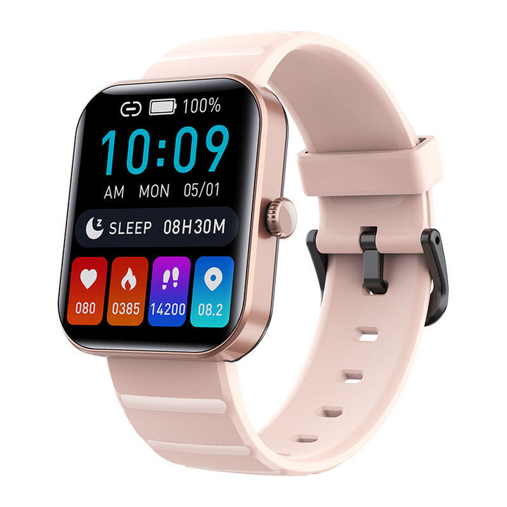 Montre connectée étanche unisexe, avec un suivi de l'oxygène sanguin.