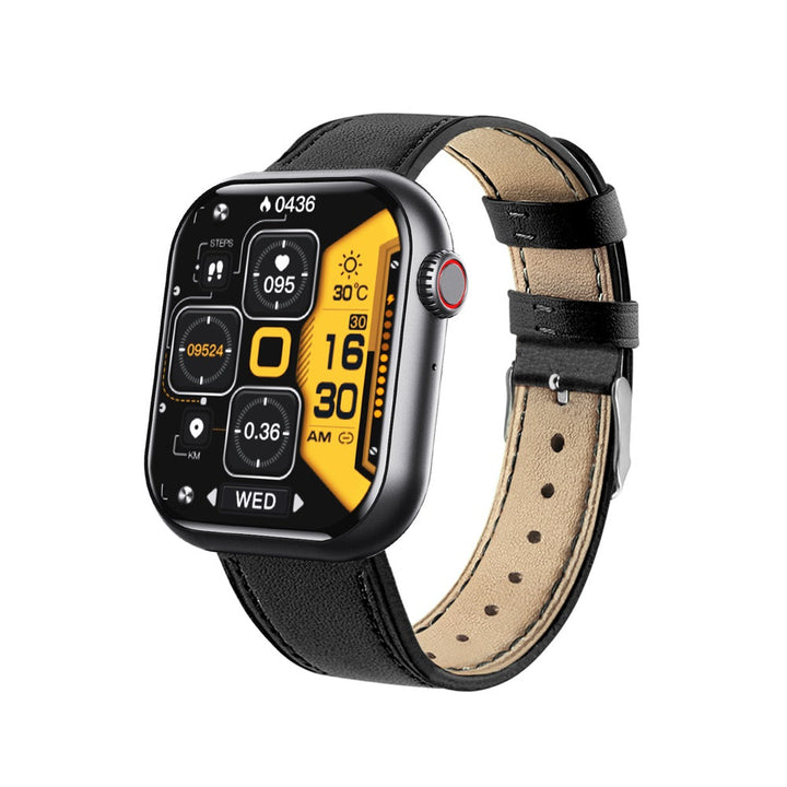 Montre connectée étanche unisexe, appels Bluetooth, suivi du sommeil et du cœur.