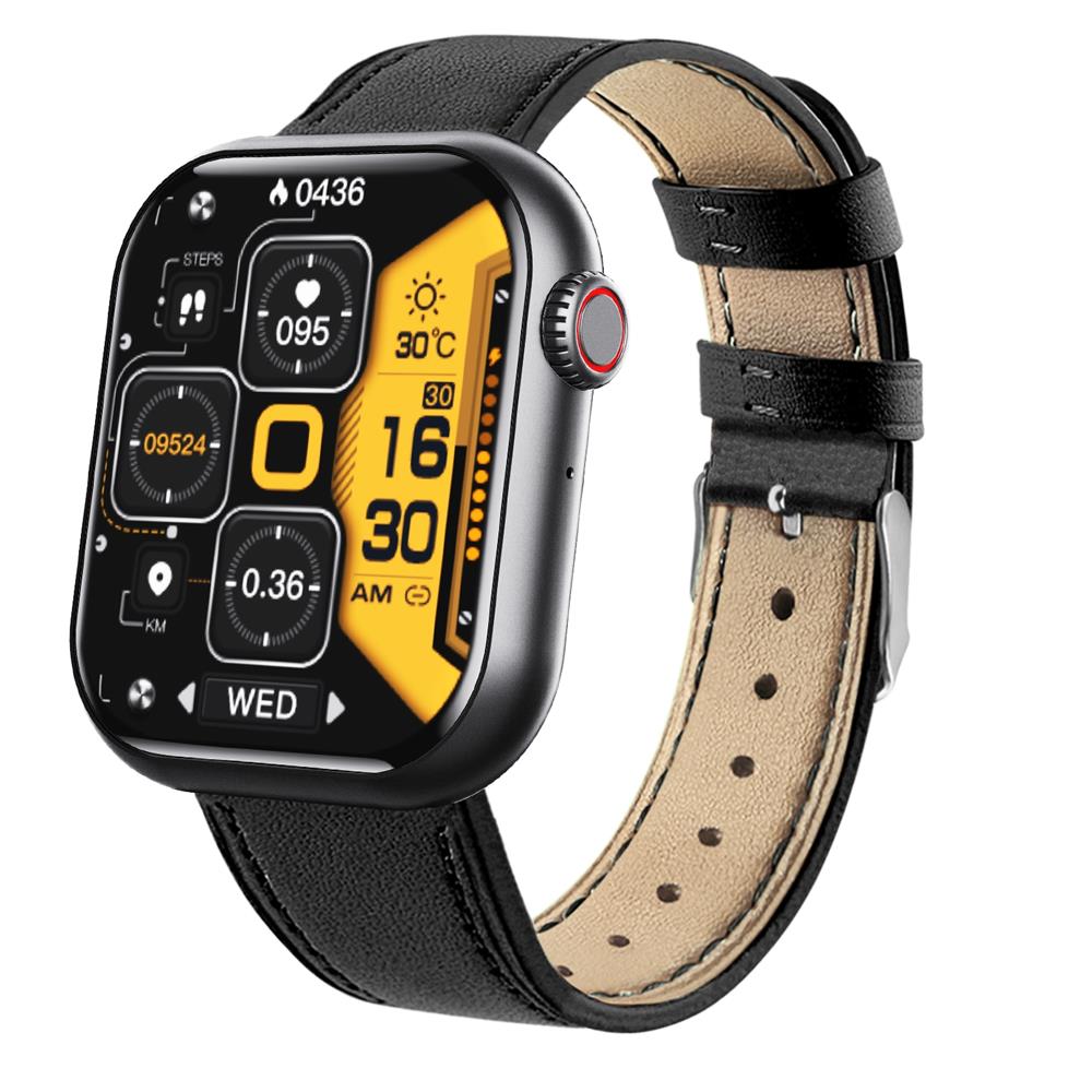 Smartwatch multisport étanche avec moniteur cardiaque, oxymètre, sommeil et assistant vocal.