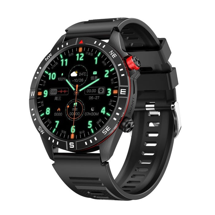 Montre connectée étanche unisexe, avec moniteur de fréquence cardiaque et oxymètre.