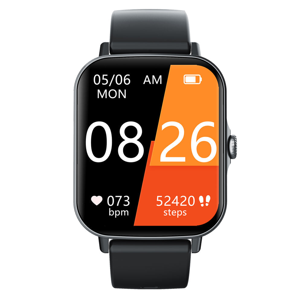 Montre connectée fitness unisexe, étanche, oxymètre, cardiofréquencemètre et sommeil.