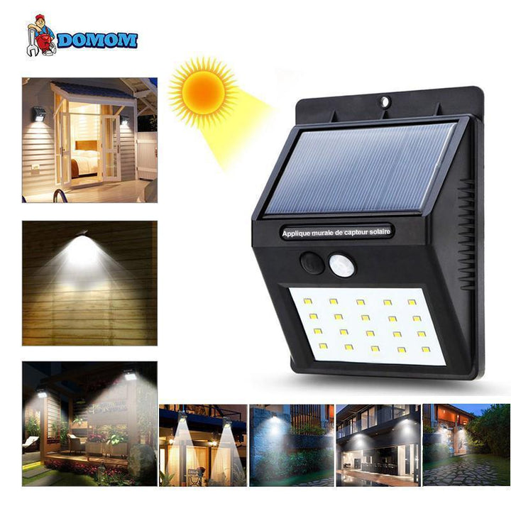 Domom® 20 LED Lampes Solaires Extérieures