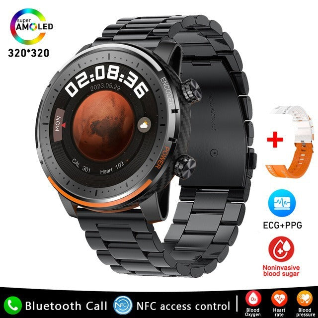 Smartwatch étanche, suivi du sommeil, fréquence cardiaque, O2. Pour homme/femme.