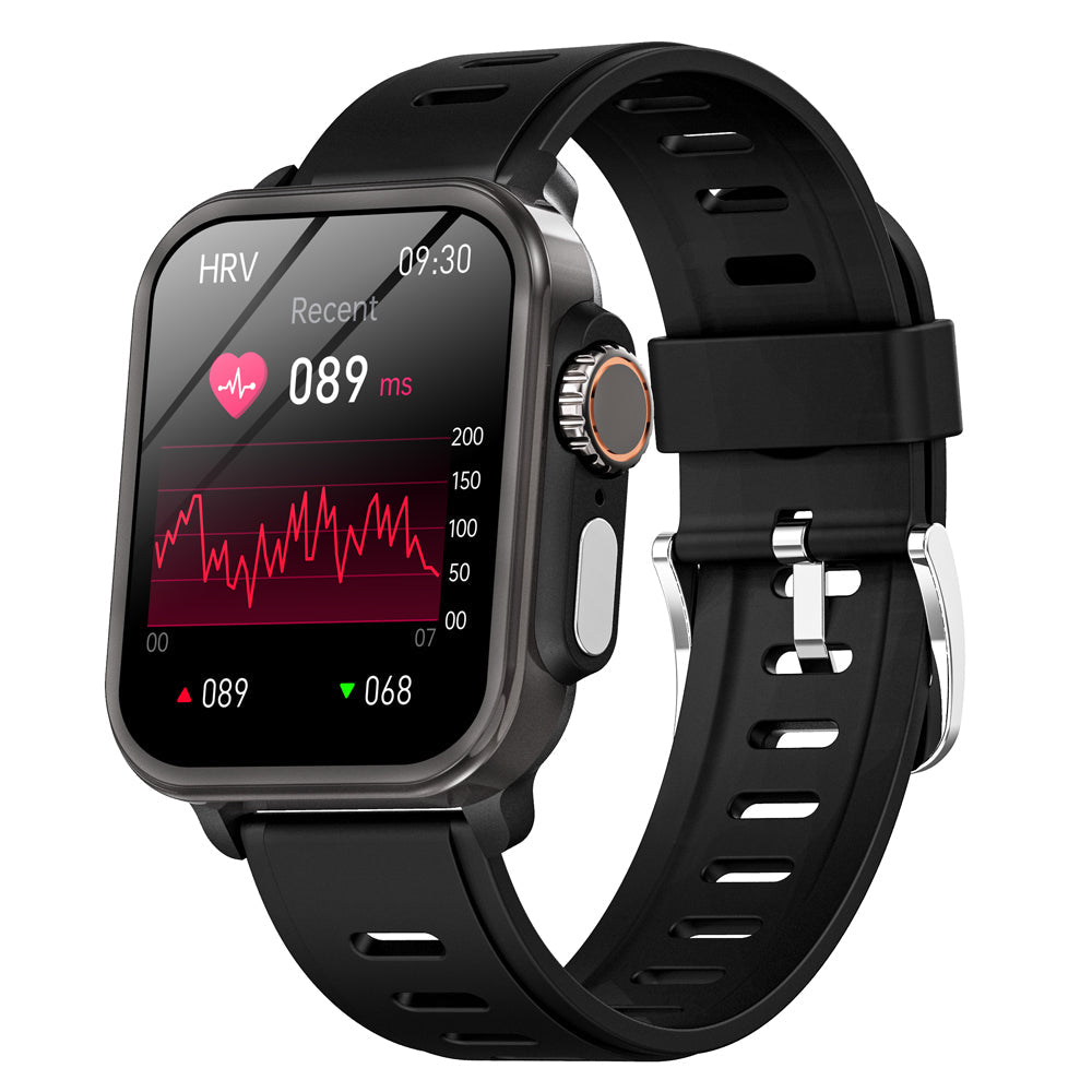 Montre connectée unisexe, étanche, pour un suivi complet: cœur, oxygène et sommeil.
