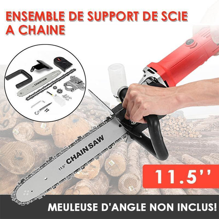 Support de Scie à Chaîne pour Meuleuse D'angle