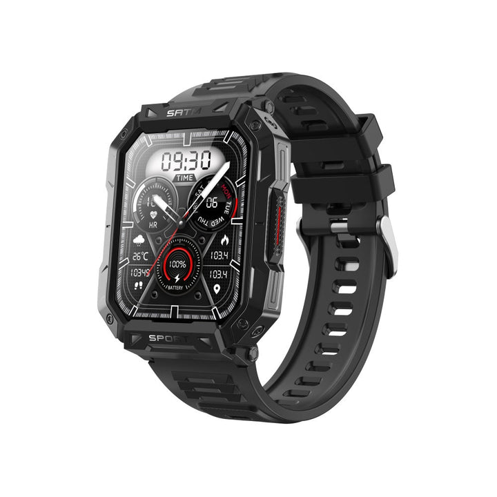 Montre connectée étanche unisexe, pour un suivi de santé complet et précis.