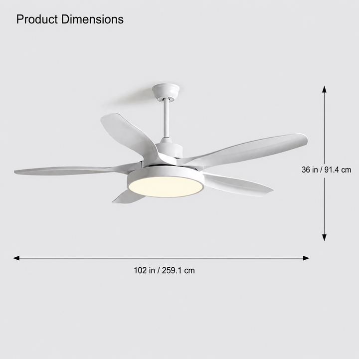 Ventilateur Plafond Réversible - Scandi Breeze