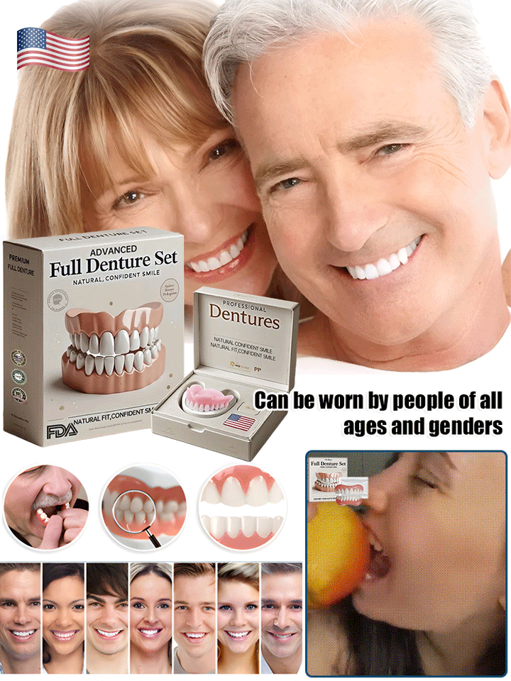 Prothèse dentaire cosmétique amovible, offrant un ajustement personnalisé et des dents d'apparence naturelle.