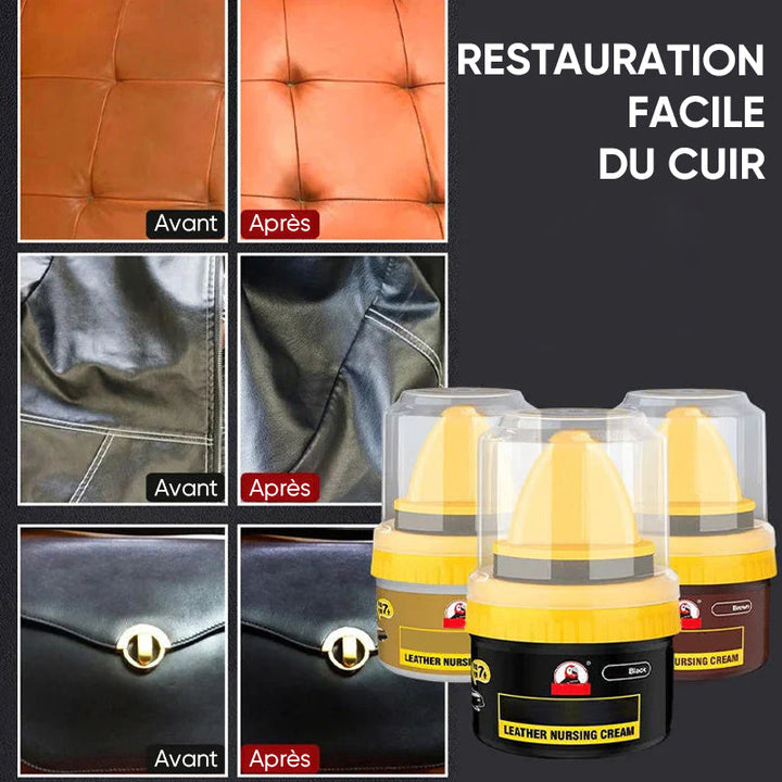 Crème de réparation du cuir Cirage liquide