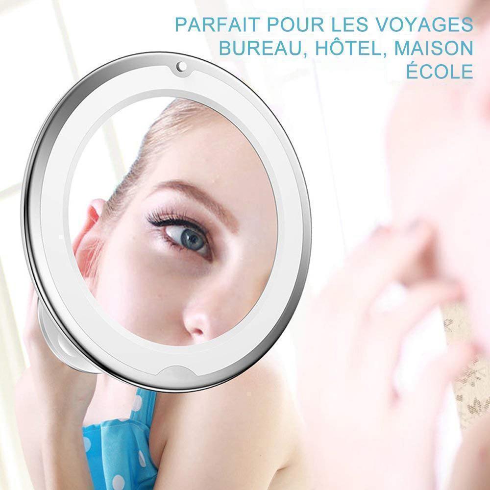 LED Miroir de Maquillage Grossissant