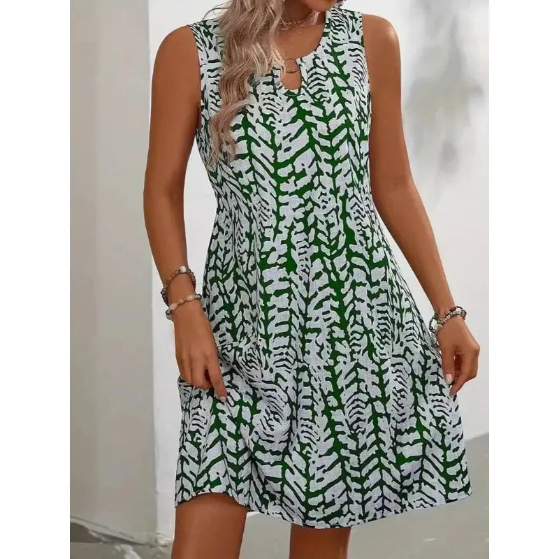 Robe d'Été Féminine - Mini Chic | Élégance et Confort