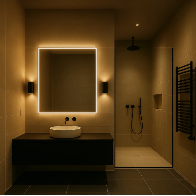 Design moderne: applique murale LED dimmable pour un éclairage d'ambiance sophistiqué dans chambres et salons.