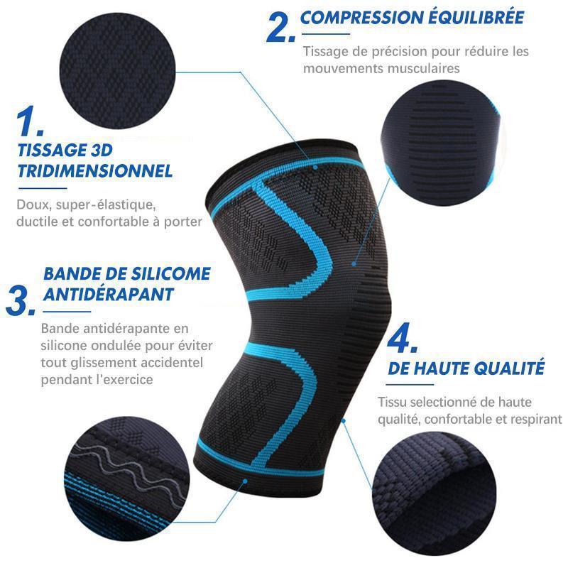 Genouillère Élastique Avec Effet De Compression