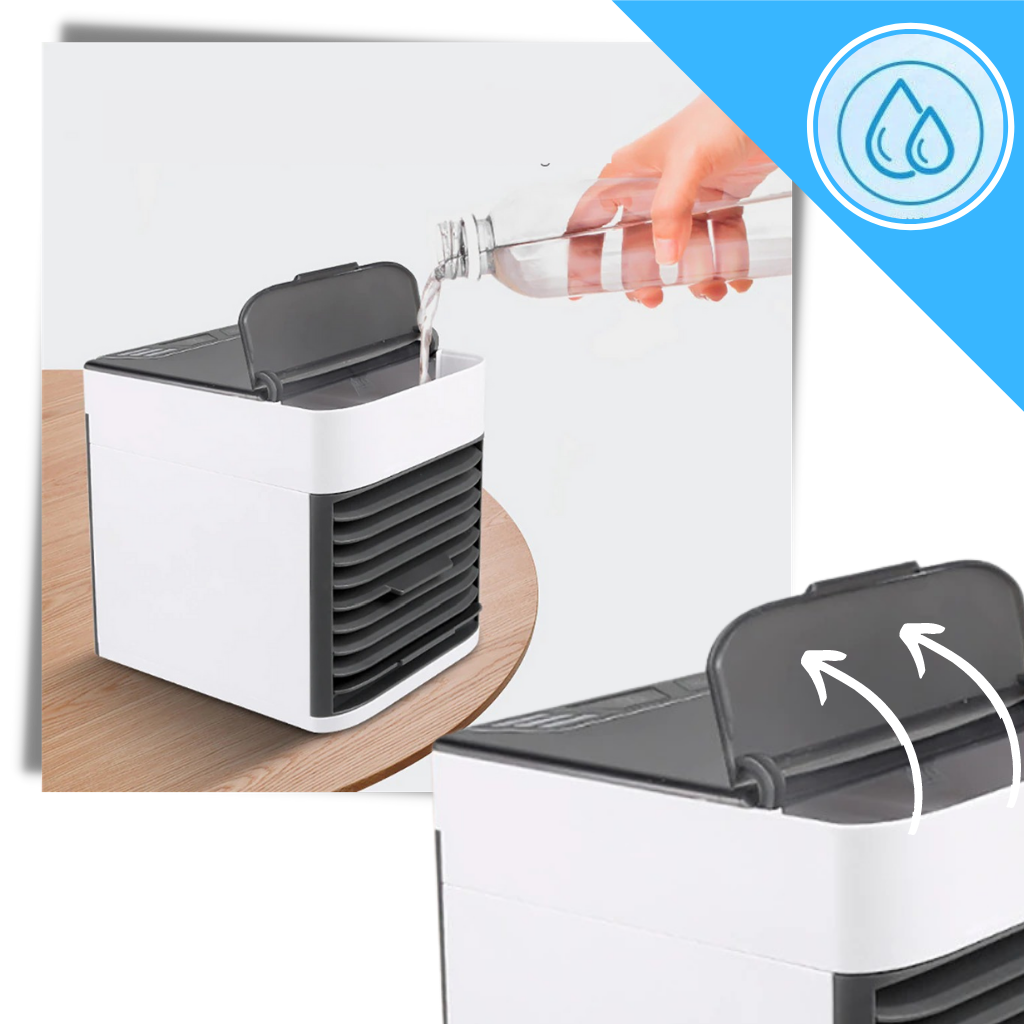 Mini Klimaanlage Tragbar 3 in 1: Kühler, Luftbefeuchter, Luftreiniger