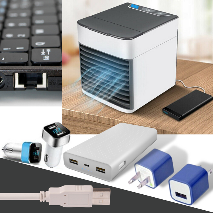 Mini Klimaanlage Tragbar 3 in 1: Kühler, Luftbefeuchter, Luftreiniger