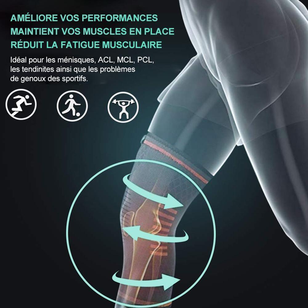 Genouillère Élastique Avec Effet De Compression