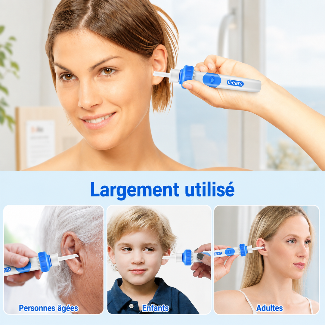 Aspirateur Oreilles - Nettoyage Sécurisé et Efficace