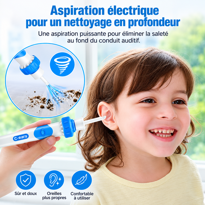 Aspirateur Oreilles - Nettoyage Sécurisé et Efficace