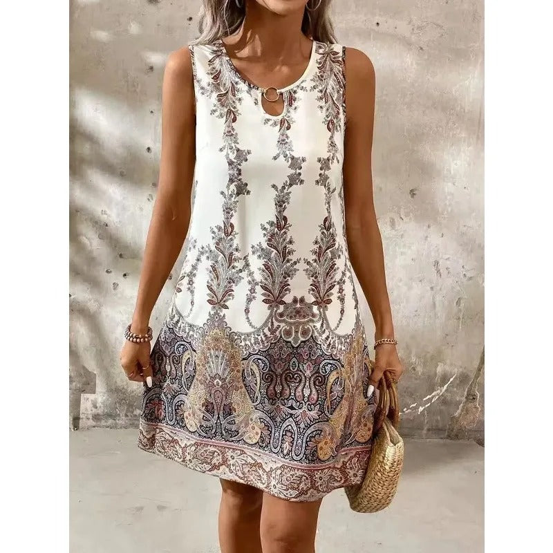 Robe d'Été Féminine - Mini Chic | Élégance et Confort