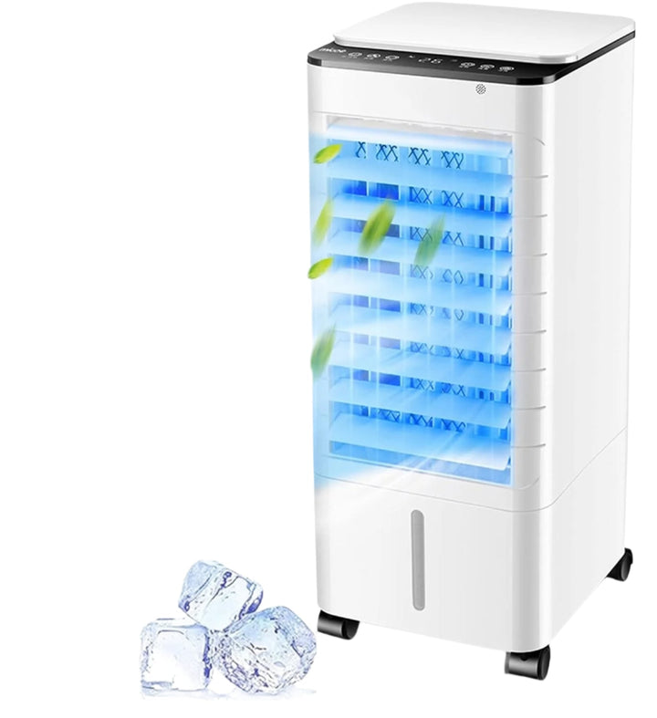 Climatiseur mobile portable 3-en-1 pour un rafraîchissement instantané à la maison ou au bureau, sans installation.