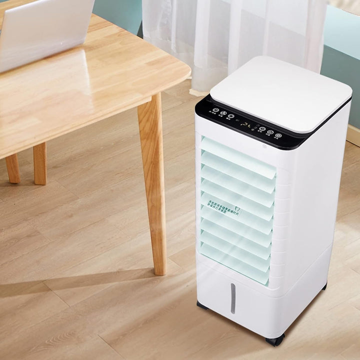 Climatisation portable compacte, idéale pour un déplacement facile entre les pièces de la maison ou au bureau.