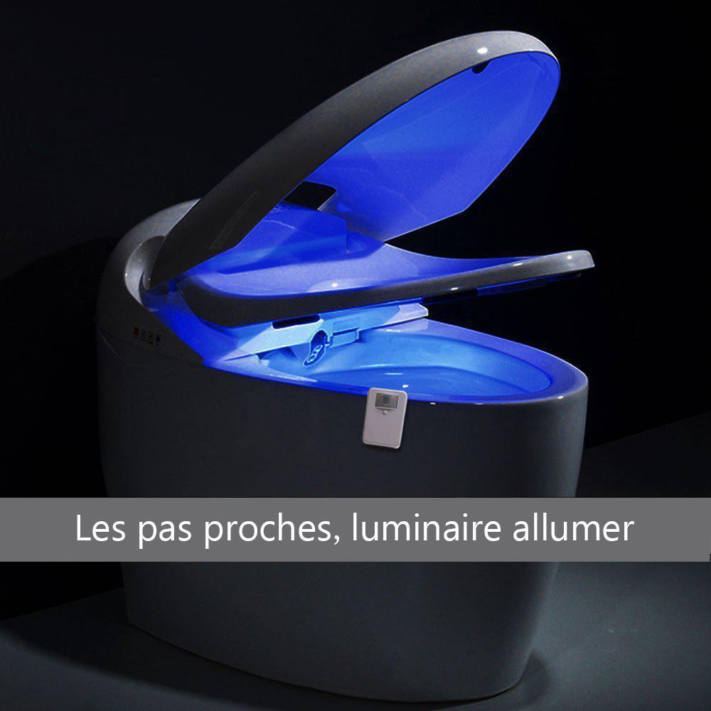 Lampe Toilette Veilleuse LED Éclairage pour WC 16 Couleurs