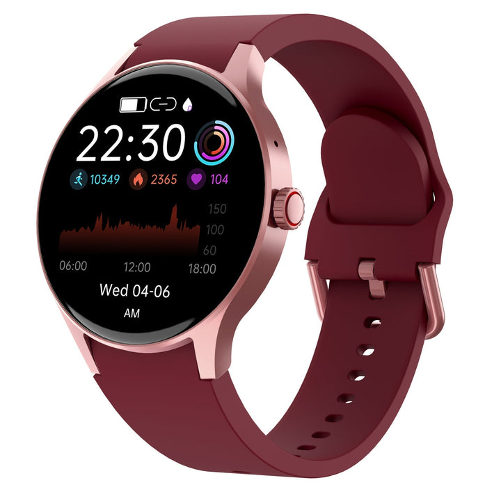 Montre connectée unisexe étanche, appels Bluetooth, oxymètre.